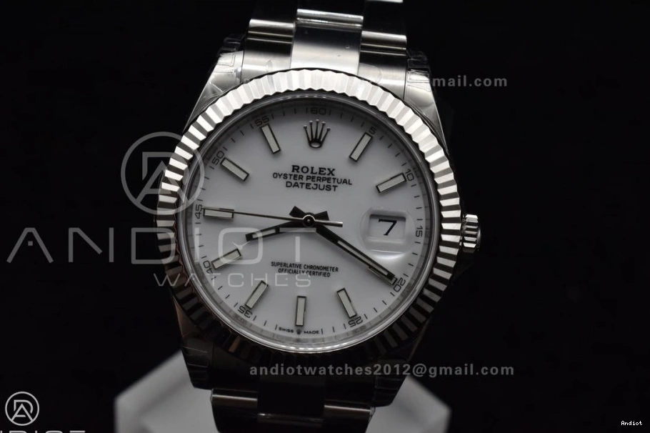 Edition Dial 904L Oyster VS3235 Best 1:1 VSF White Bracelet SS 126334 41 On DateJust 0424